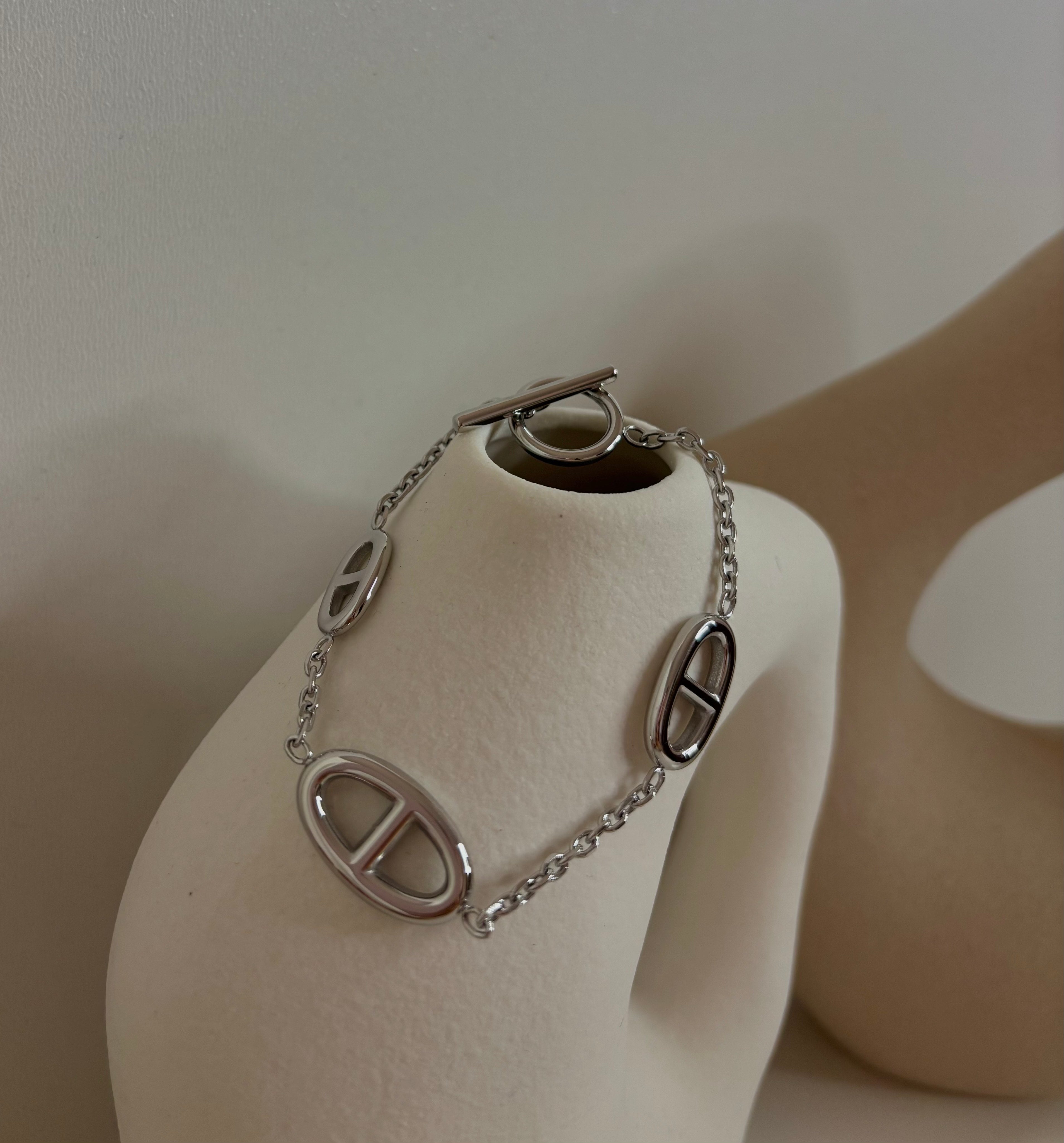 Bracelet Marévia - Maille Marine